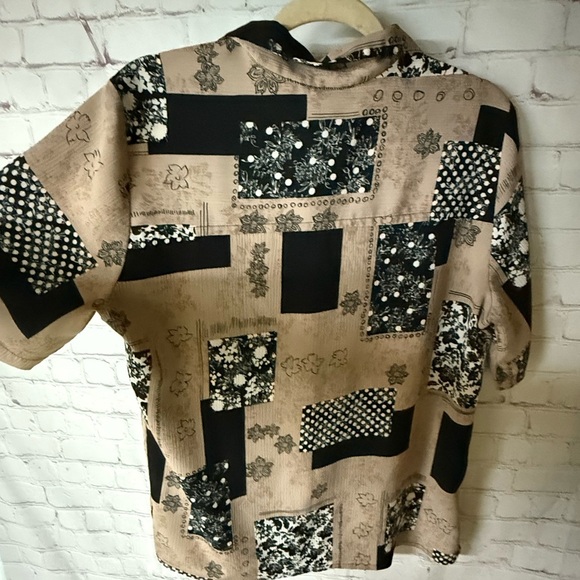 Tansay Floral Patchwork Shirt -Vintage, Gen Z, Eclectic- - Picture 4 of 5